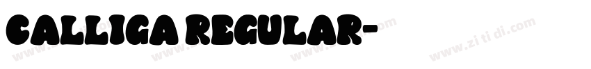 Calliga Regular字体转换